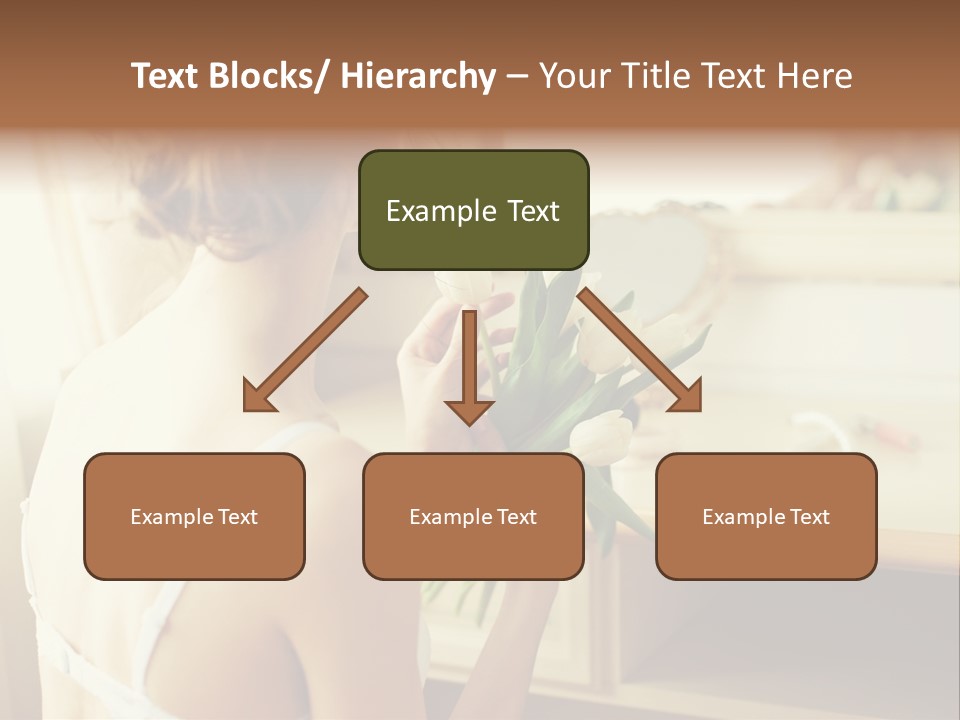 Person Stylish Bride PowerPoint Template