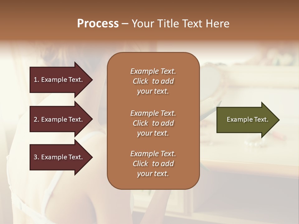 Person Stylish Bride PowerPoint Template