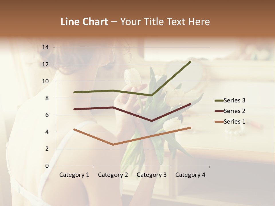 Person Stylish Bride PowerPoint Template