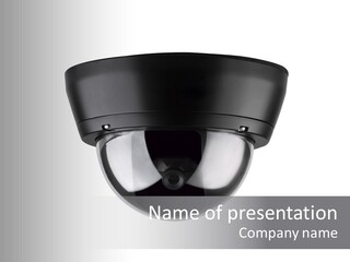 Electronic Camera Instrument PowerPoint Template