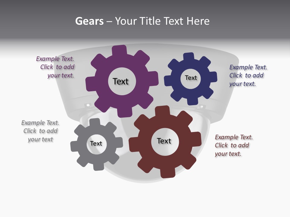 Electronic Camera Instrument PowerPoint Template