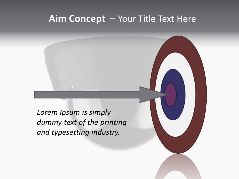 Electronic Camera Instrument PowerPoint Template