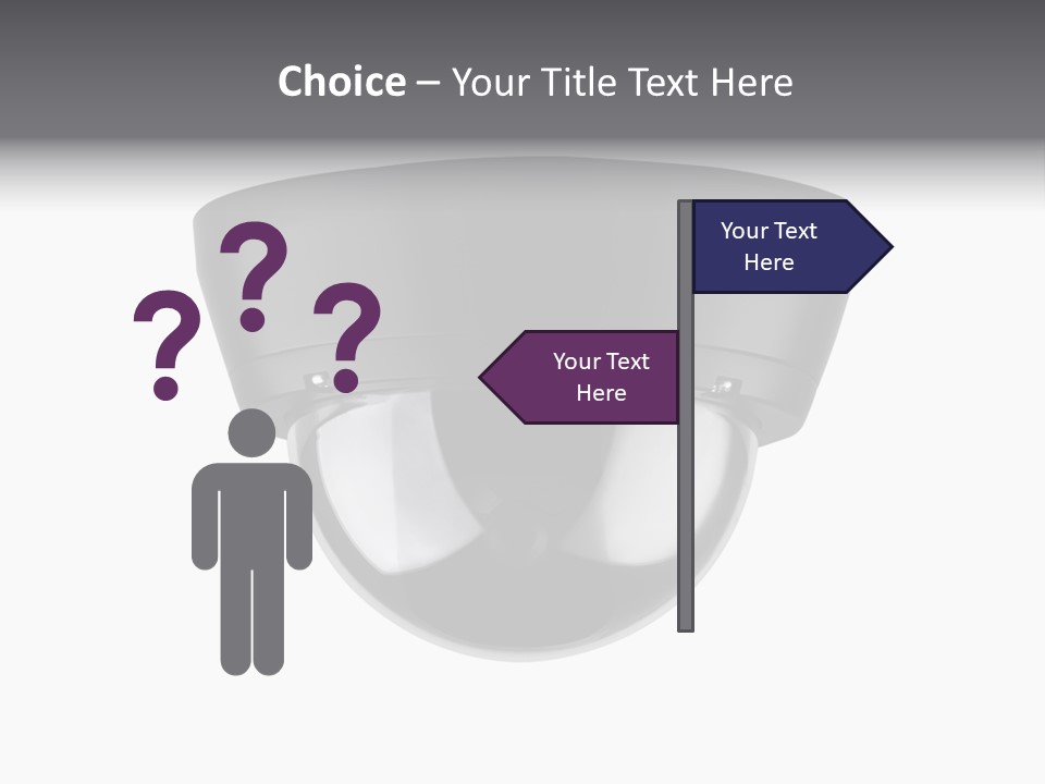 Electronic Camera Instrument PowerPoint Template