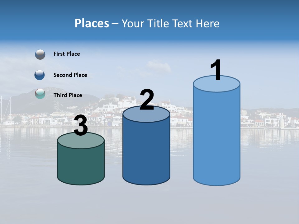 Aegean Sunlight Sun PowerPoint Template