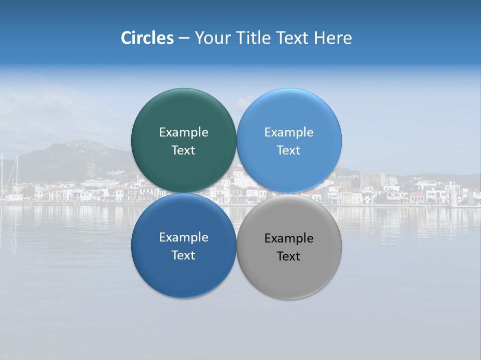 Aegean Sunlight Sun PowerPoint Template