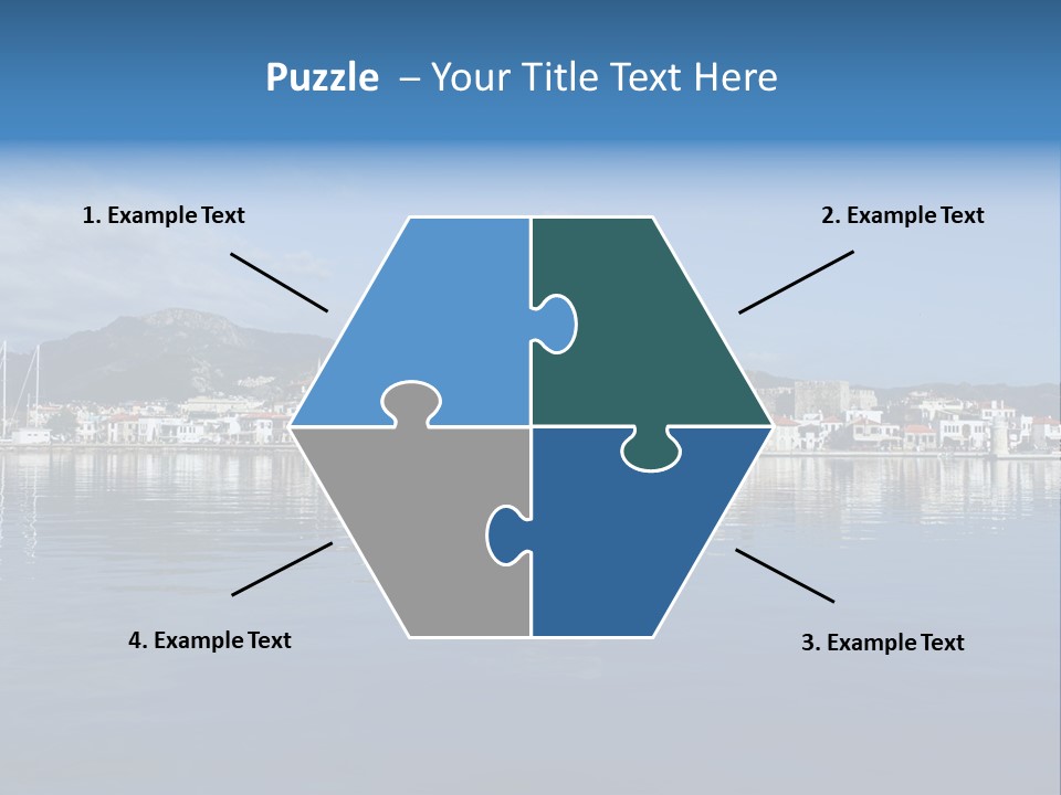 Aegean Sunlight Sun PowerPoint Template