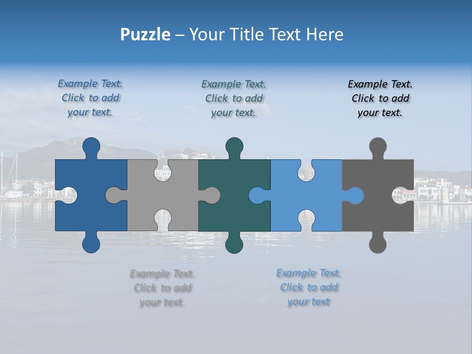 Aegean Sunlight Sun PowerPoint Template