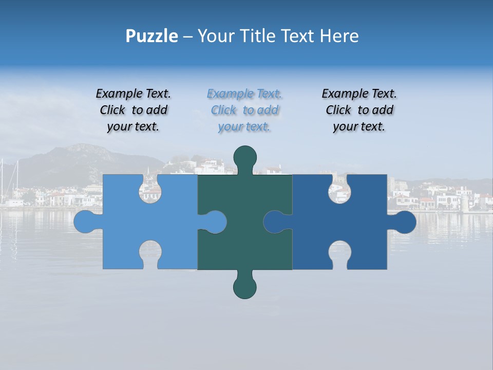 Aegean Sunlight Sun PowerPoint Template