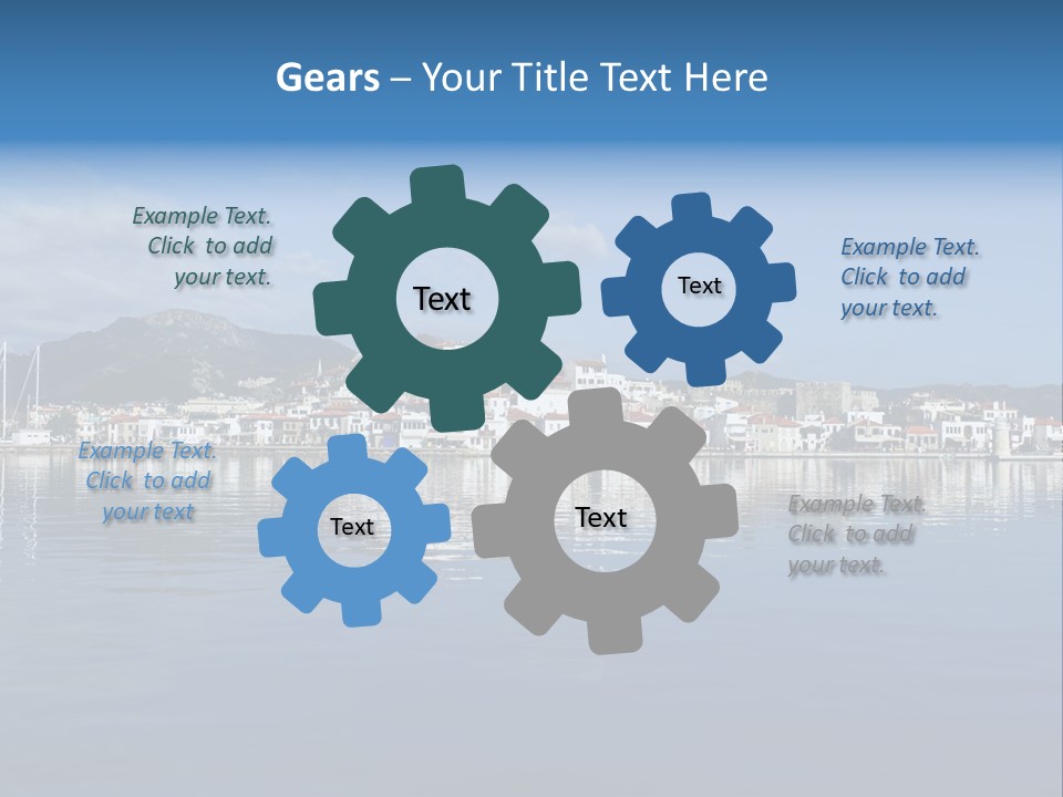 Aegean Sunlight Sun PowerPoint Template