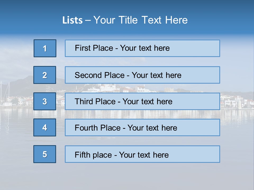 Aegean Sunlight Sun PowerPoint Template