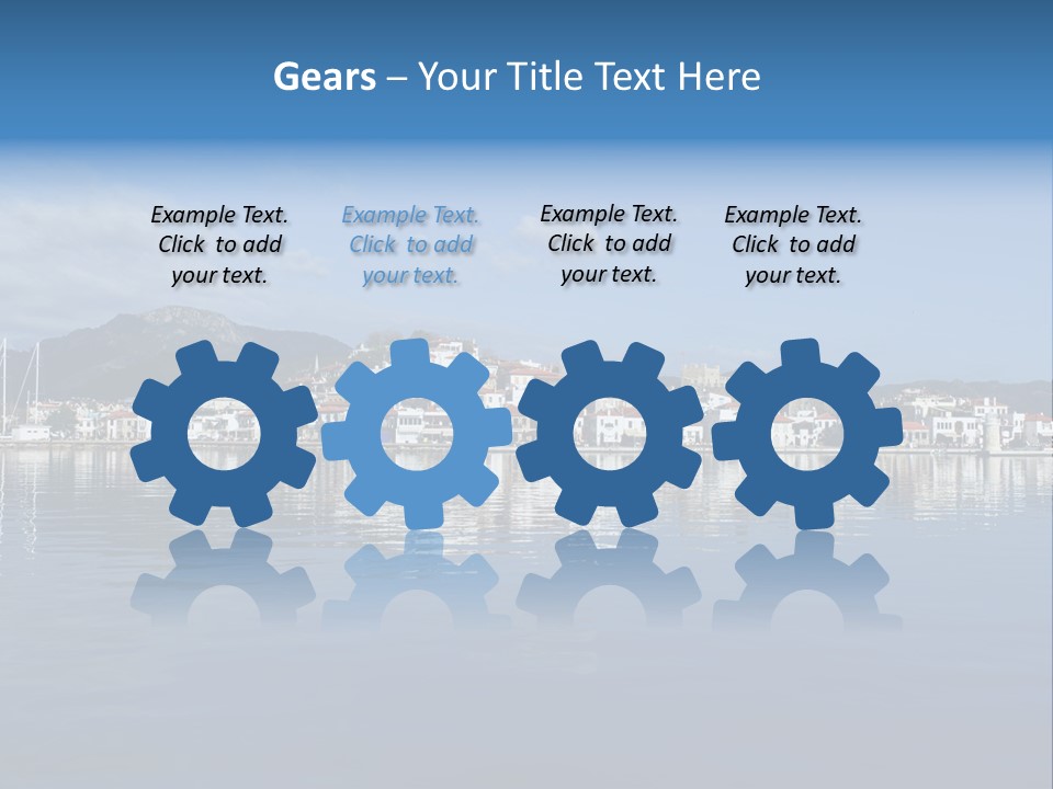 Aegean Sunlight Sun PowerPoint Template