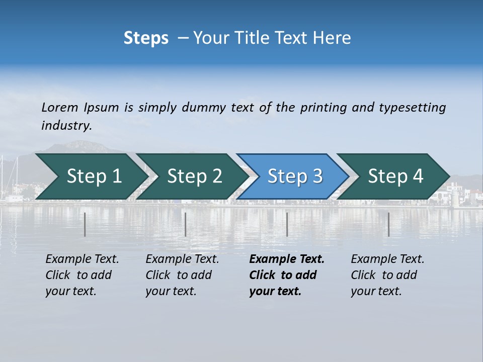 Aegean Sunlight Sun PowerPoint Template