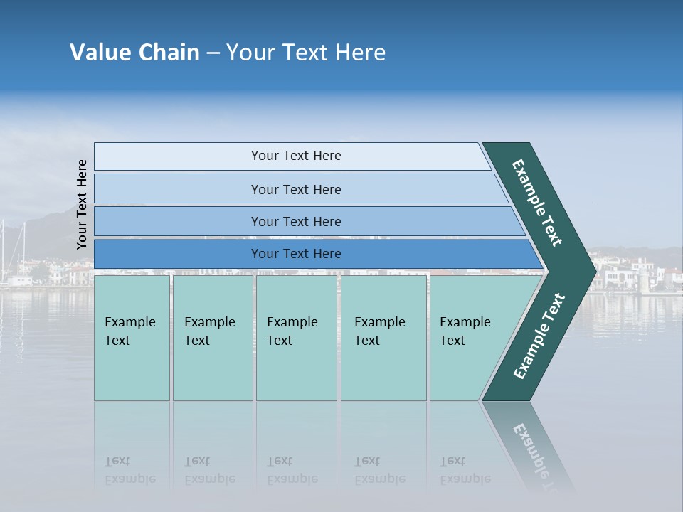 Aegean Sunlight Sun PowerPoint Template