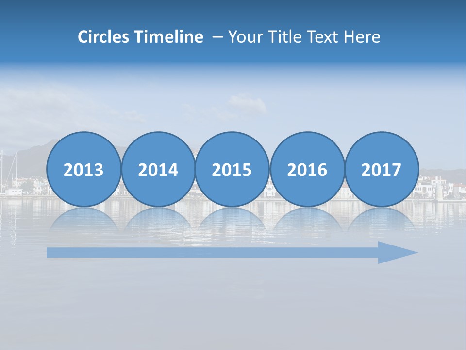 Aegean Sunlight Sun PowerPoint Template