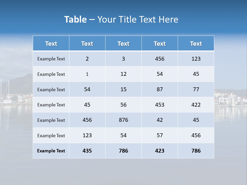 Aegean Sunlight Sun PowerPoint Template