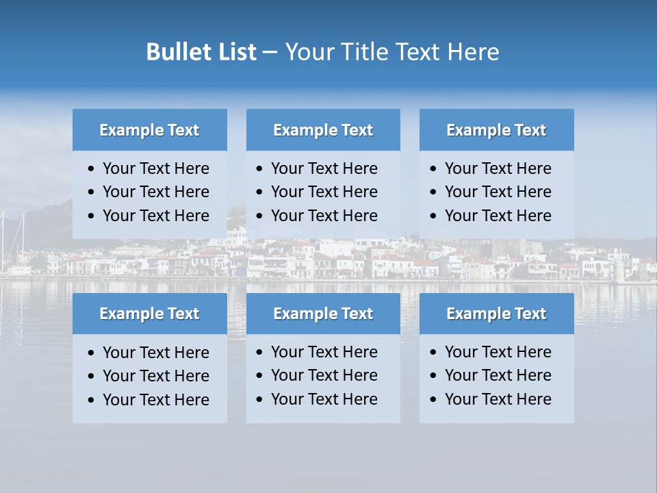 Aegean Sunlight Sun PowerPoint Template