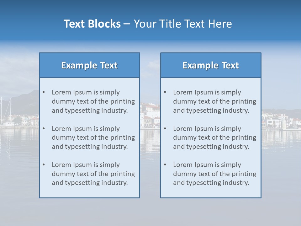 Aegean Sunlight Sun PowerPoint Template