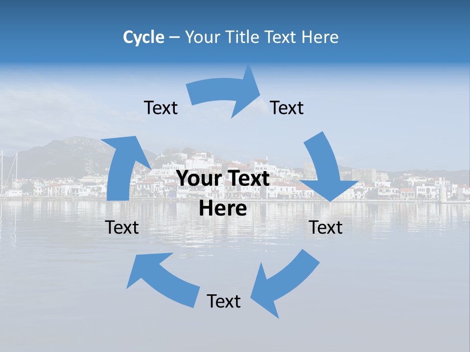 Aegean Sunlight Sun PowerPoint Template