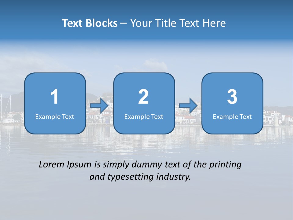 Aegean Sunlight Sun PowerPoint Template