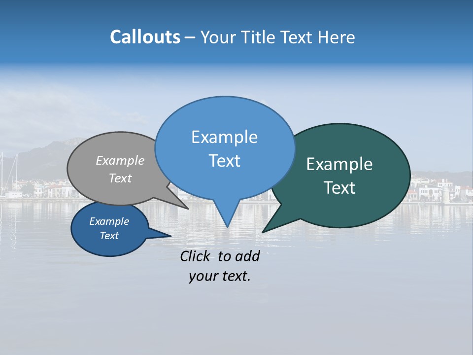 Aegean Sunlight Sun PowerPoint Template