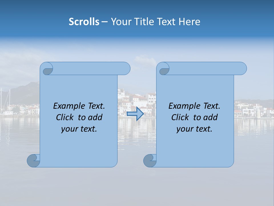 Aegean Sunlight Sun PowerPoint Template