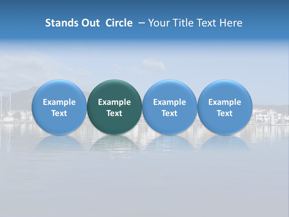 Aegean Sunlight Sun PowerPoint Template