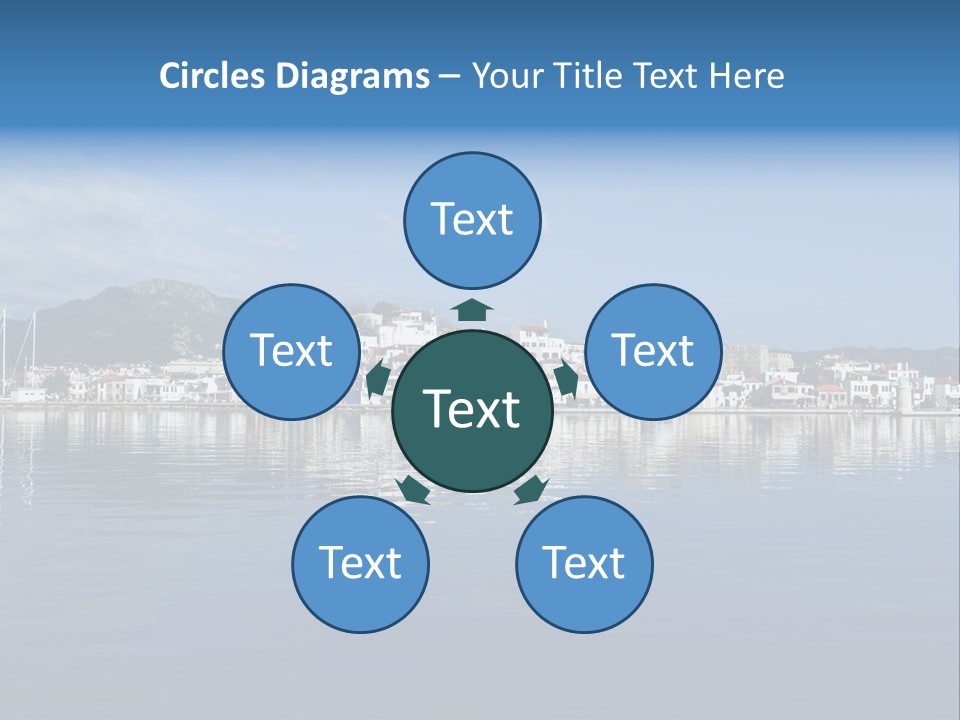 Aegean Sunlight Sun PowerPoint Template