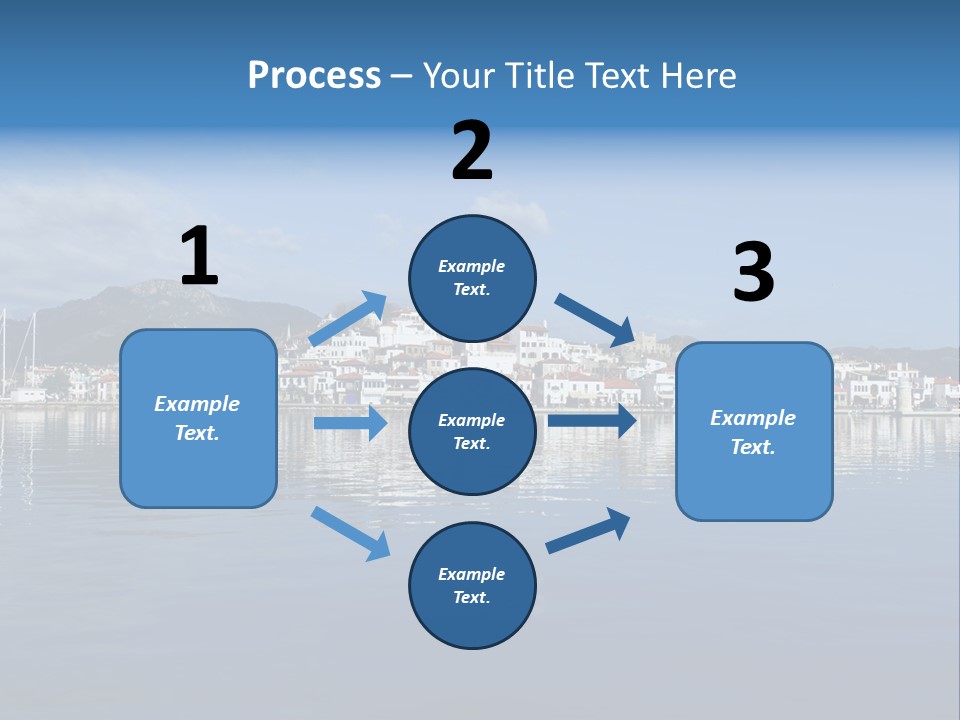 Aegean Sunlight Sun PowerPoint Template