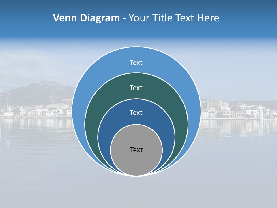 Aegean Sunlight Sun PowerPoint Template