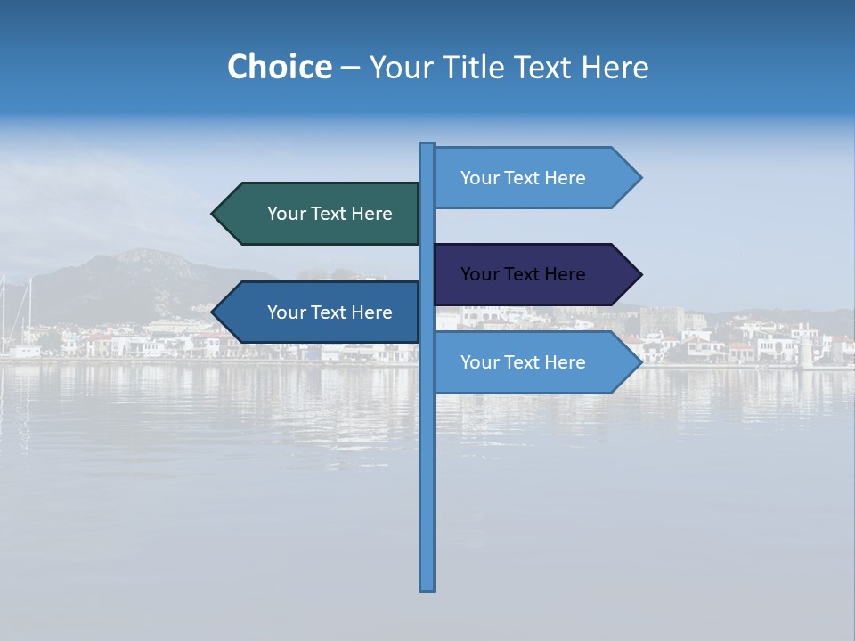 Aegean Sunlight Sun PowerPoint Template
