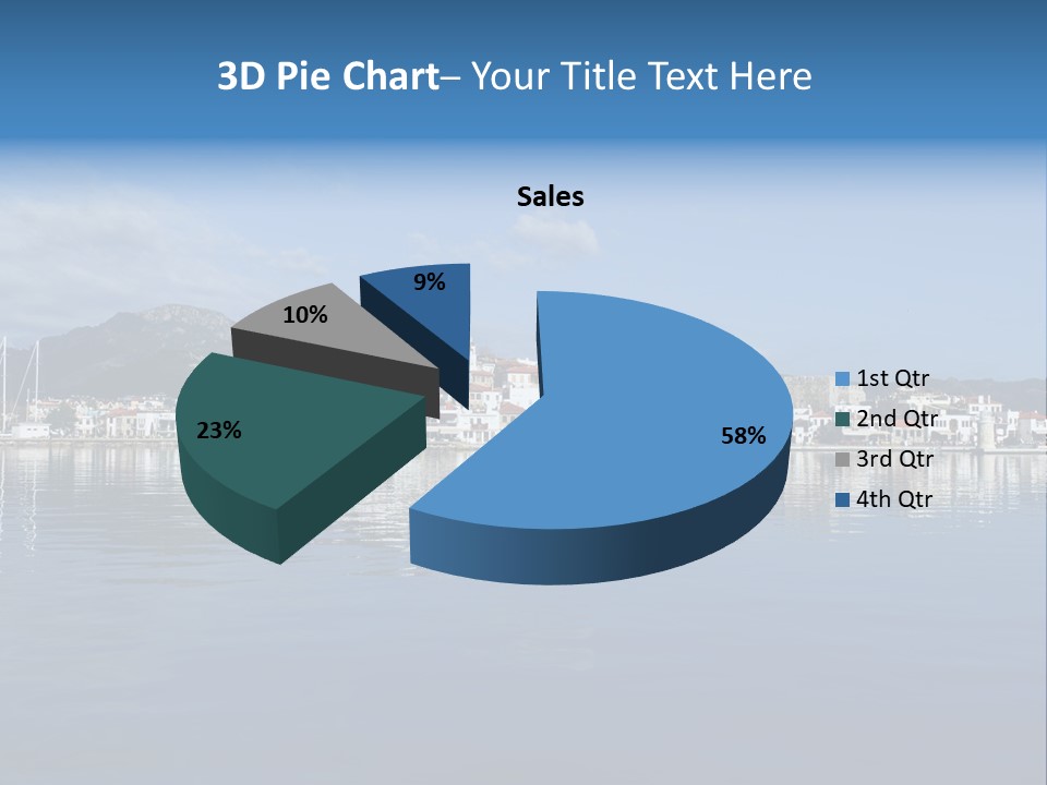Aegean Sunlight Sun PowerPoint Template