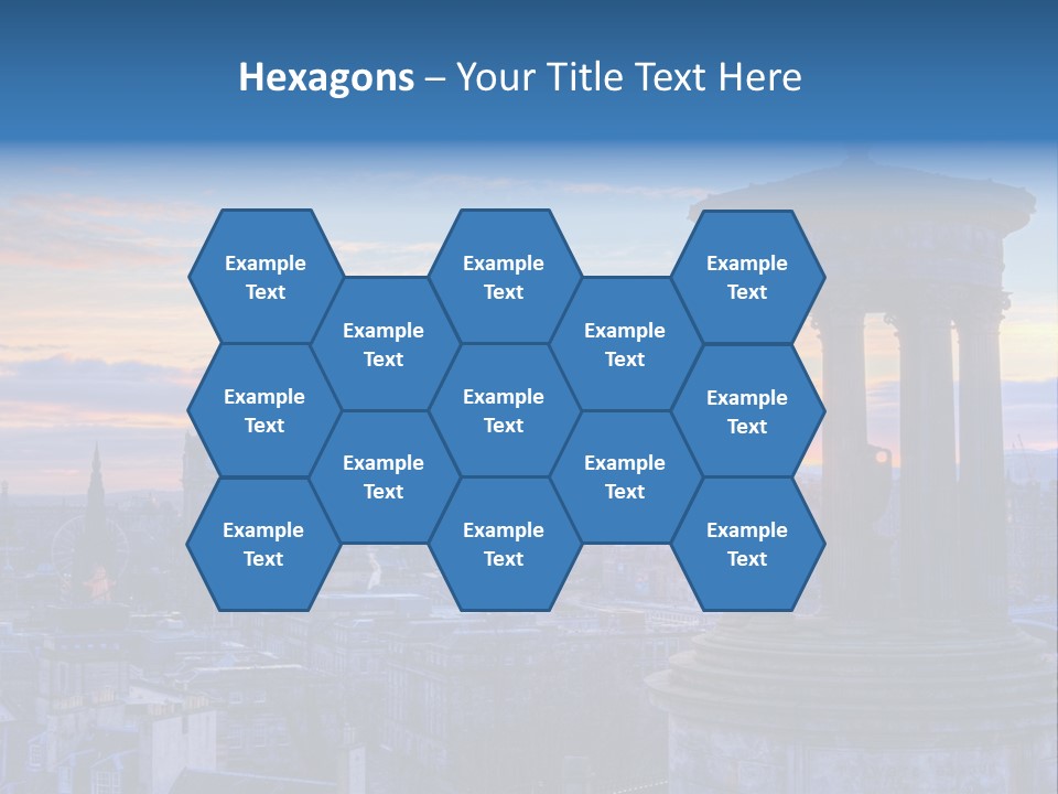 Dusk Sky Tower PowerPoint Template