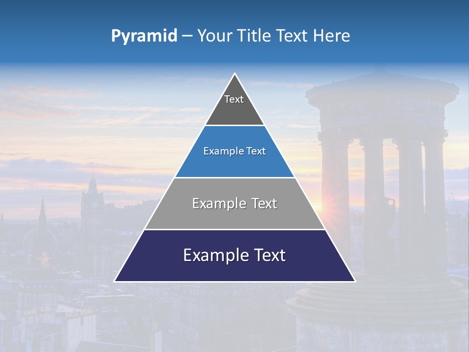 Dusk Sky Tower PowerPoint Template