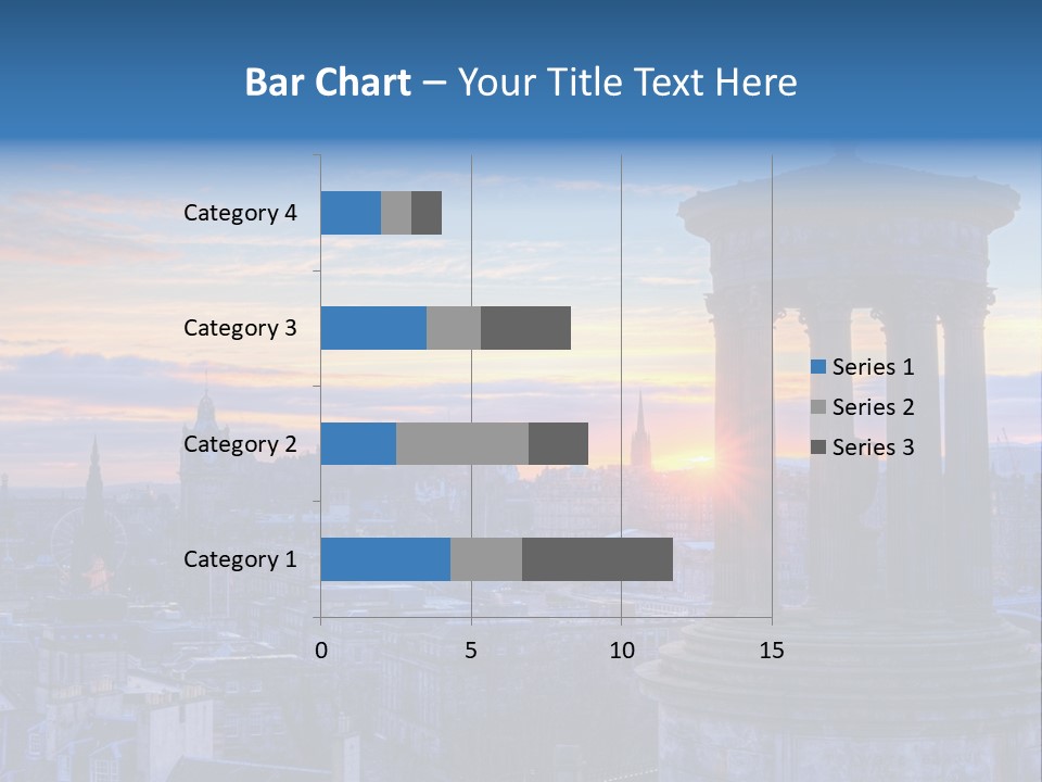 Dusk Sky Tower PowerPoint Template