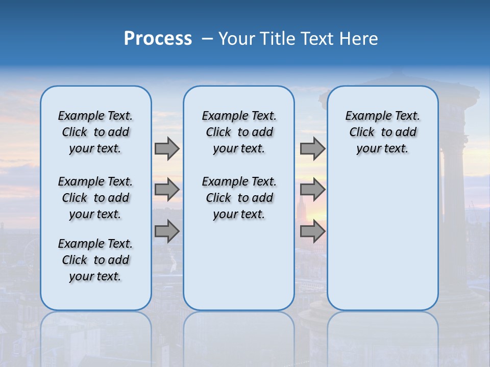 Dusk Sky Tower PowerPoint Template