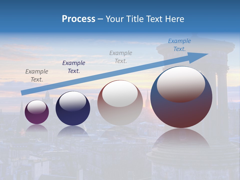Dusk Sky Tower PowerPoint Template