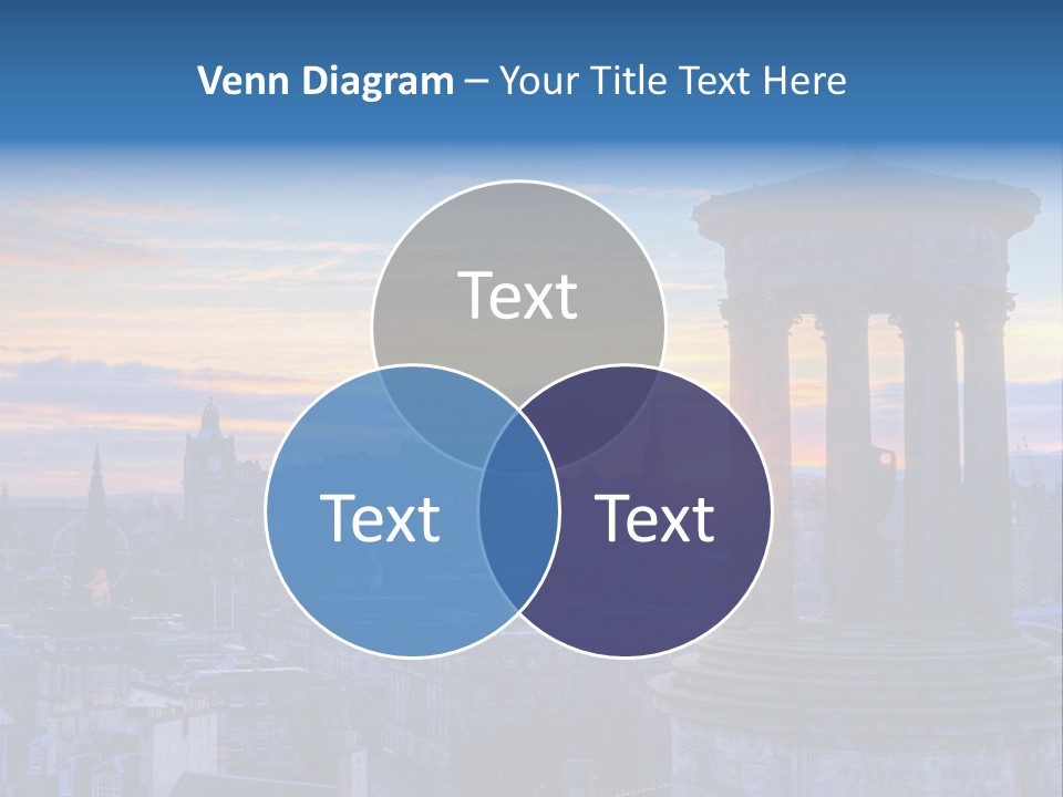 Dusk Sky Tower PowerPoint Template