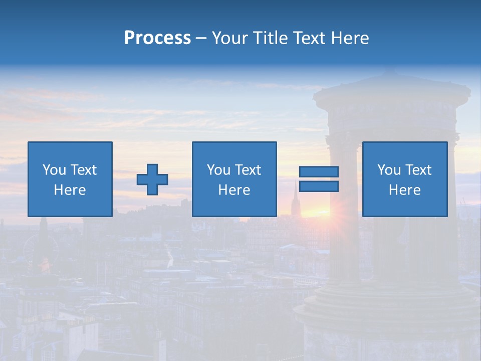 Dusk Sky Tower PowerPoint Template