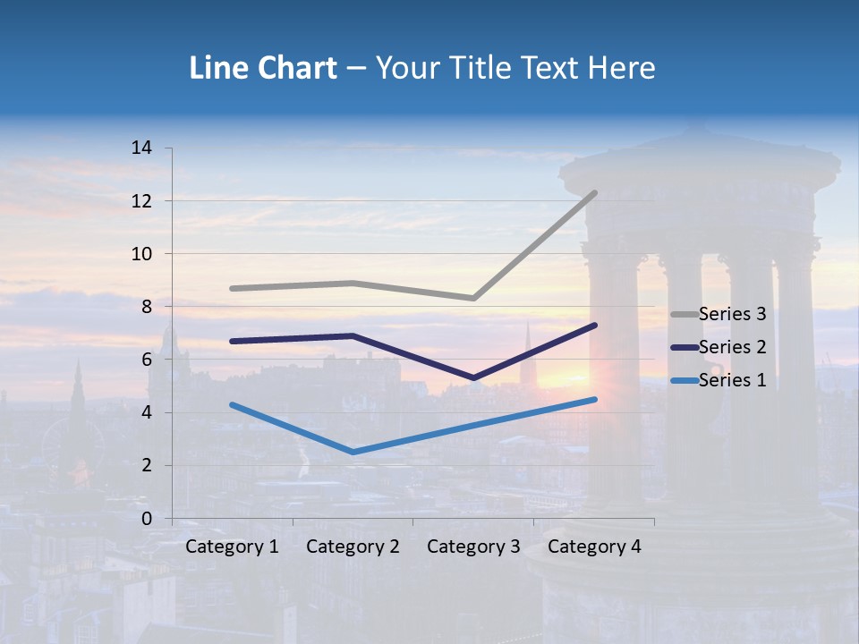 Dusk Sky Tower PowerPoint Template