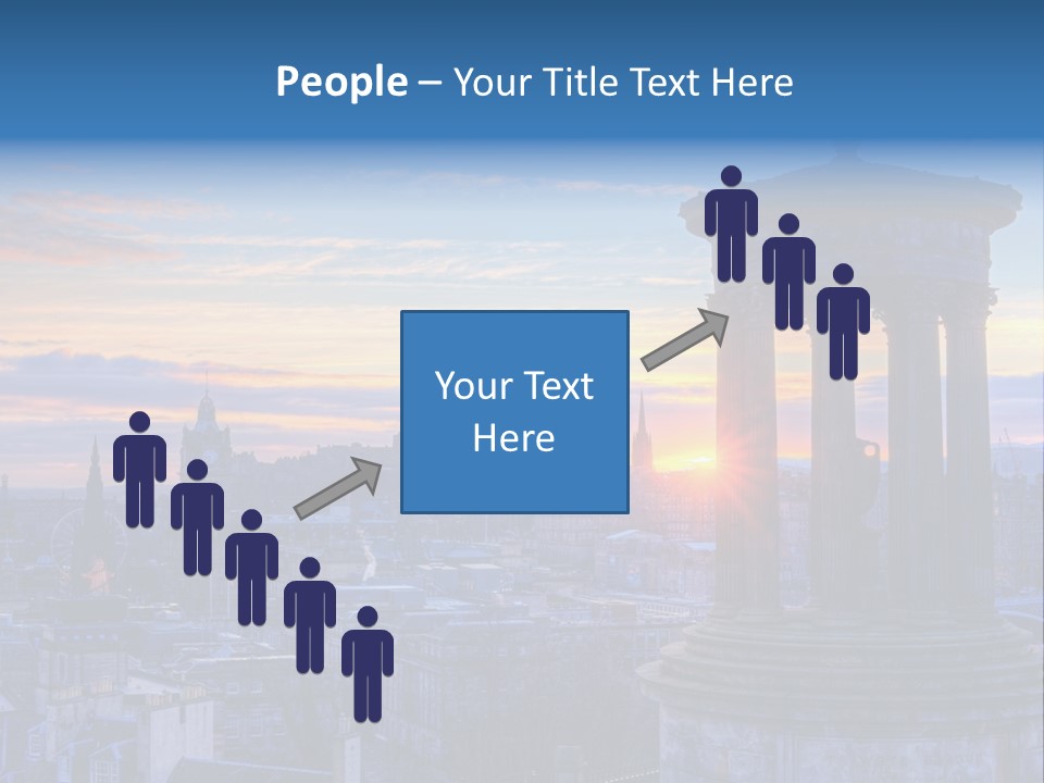 Dusk Sky Tower PowerPoint Template