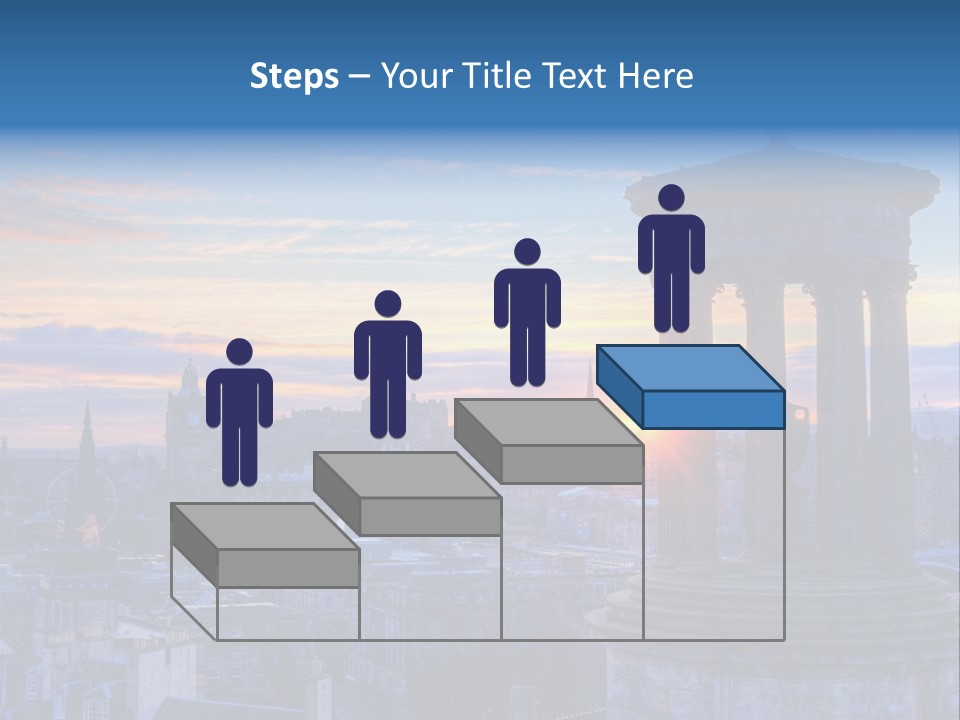 Dusk Sky Tower PowerPoint Template
