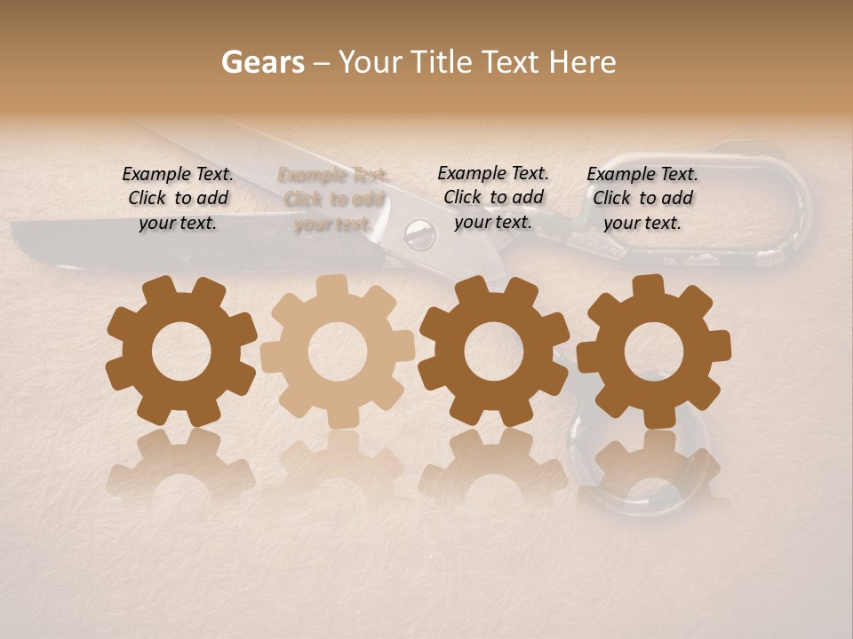 Blue Rusty Clothing PowerPoint Template