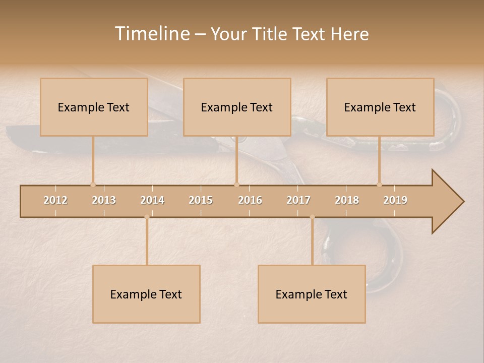 Blue Rusty Clothing PowerPoint Template