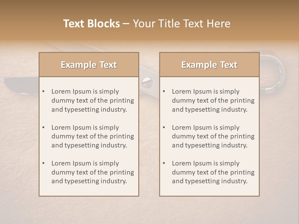 Blue Rusty Clothing PowerPoint Template