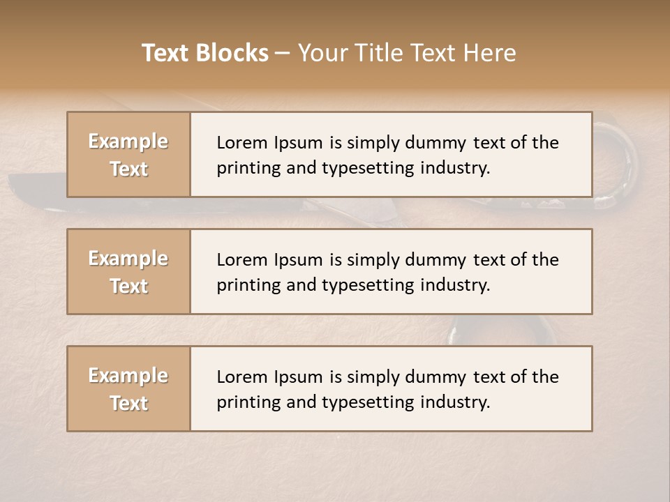 Blue Rusty Clothing PowerPoint Template