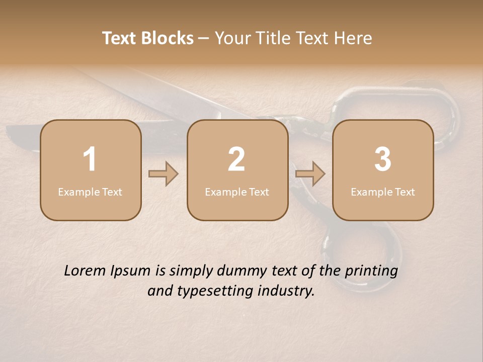 Blue Rusty Clothing PowerPoint Template