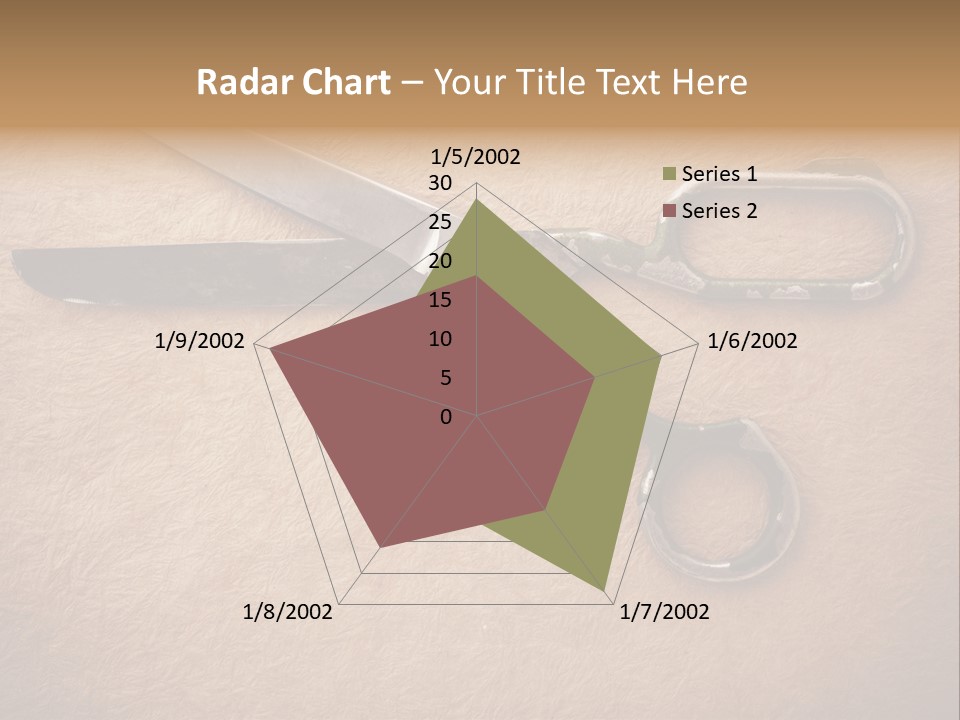 Blue Rusty Clothing PowerPoint Template