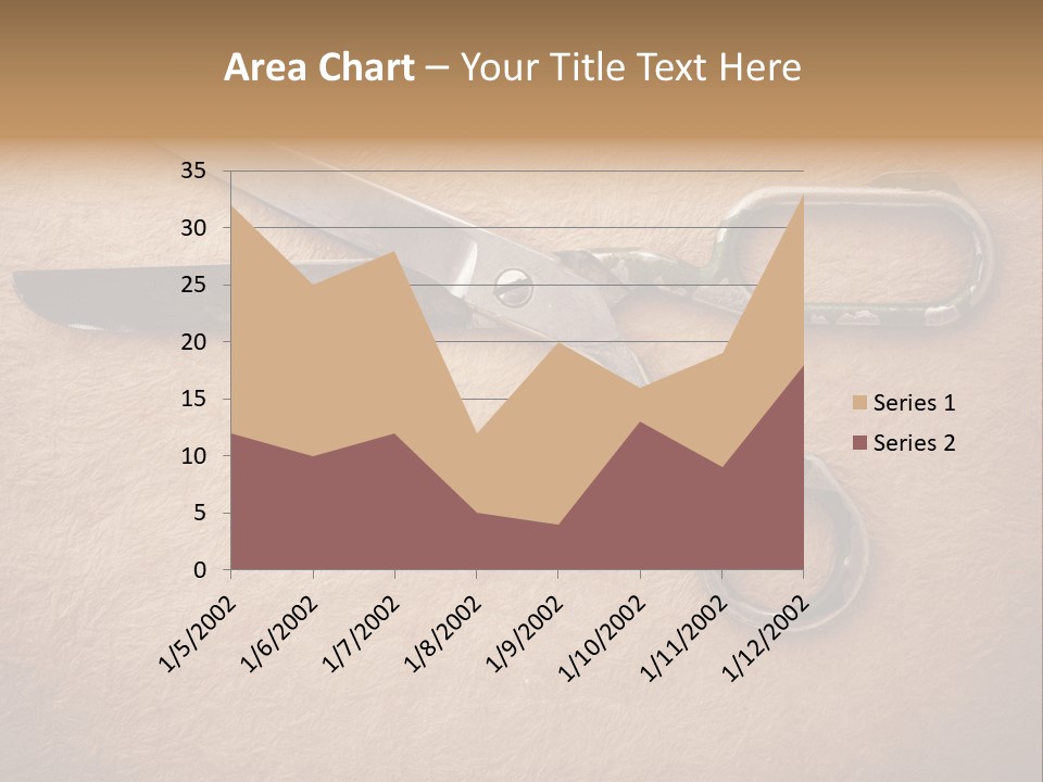 Blue Rusty Clothing PowerPoint Template