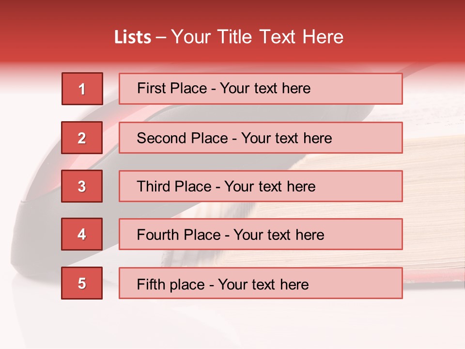 Book Chinese Isolated PowerPoint Template