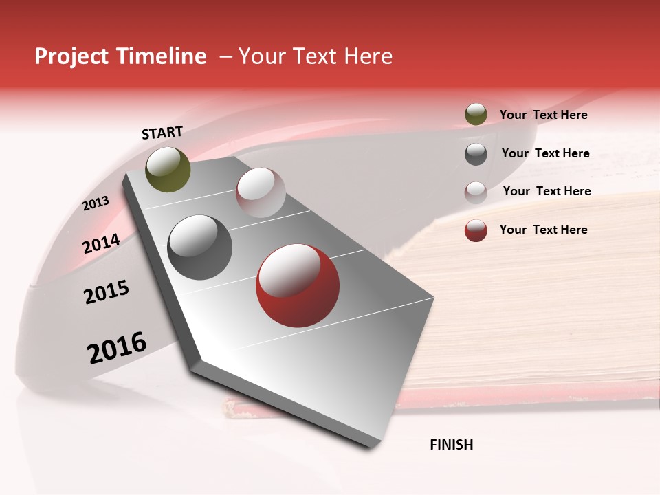 Book Chinese Isolated PowerPoint Template